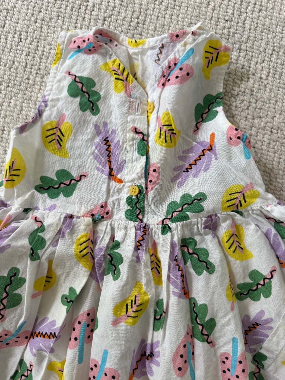 Stella McCartney Toddler Dress and Bloomers Set Abstract Print